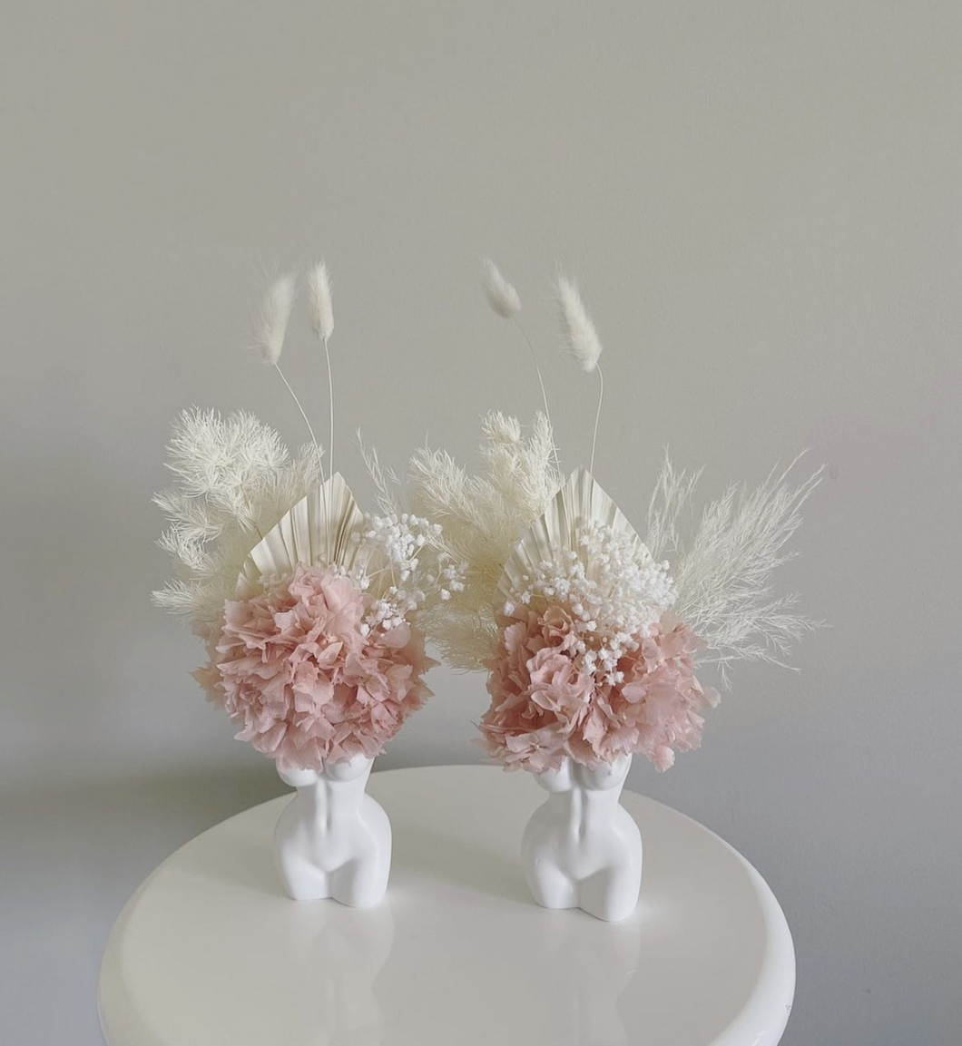 Elena - Small Arrangement - White Body Vase (Each)